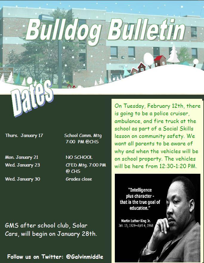  Bulldog Bulletin January